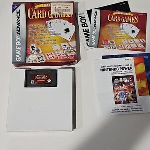 Ultimate Card Games (Nintendo Game Boy Advance, 2001) Includes Manual